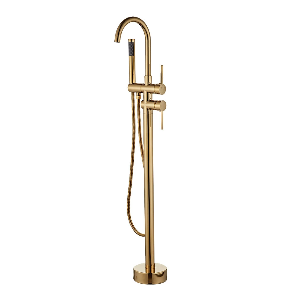 Gold Freestanding Tub Faucet Gold Freestanding Tub Faucet